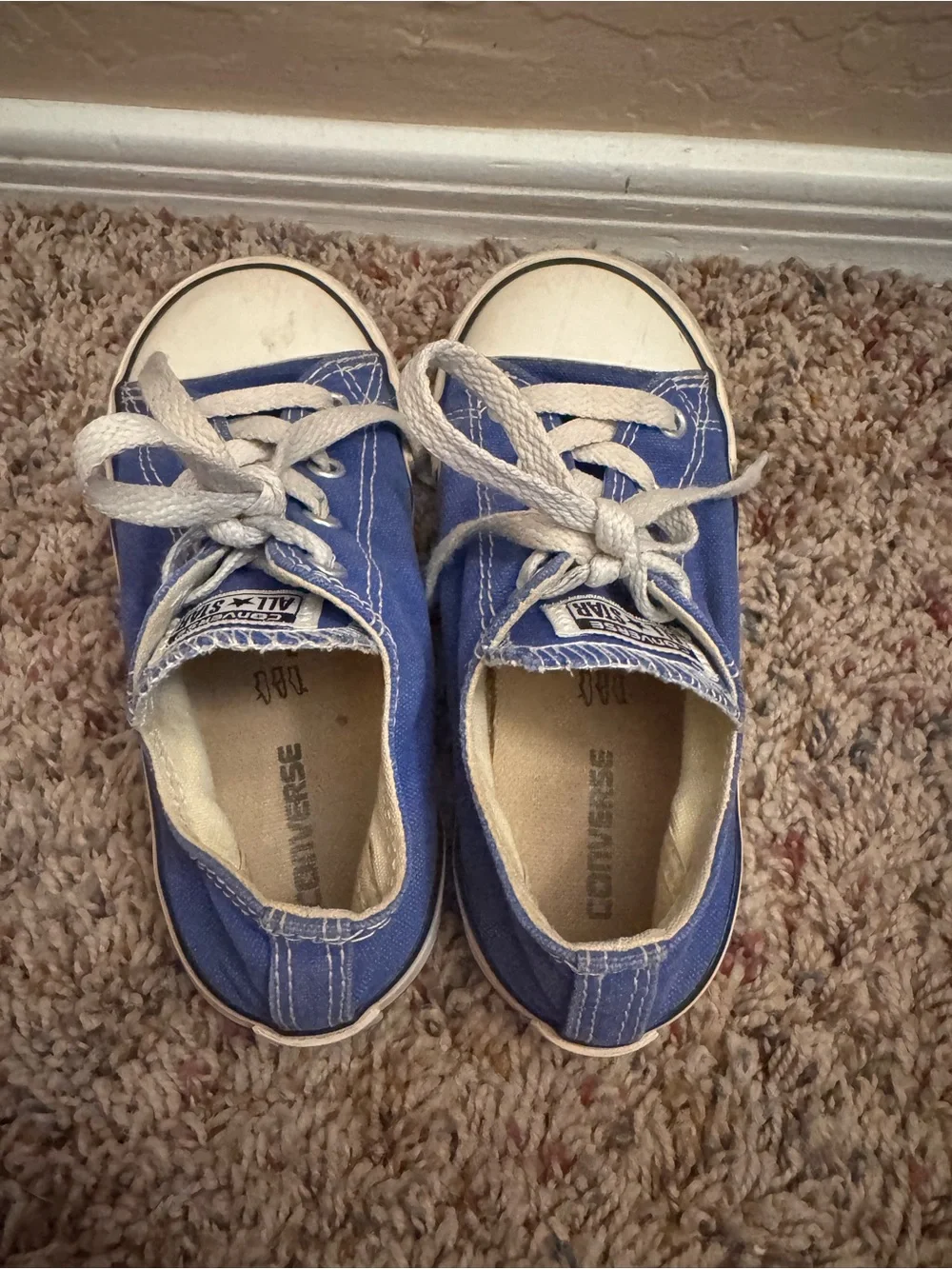 Converse Toddler Blue Low Top All Star Sneakers